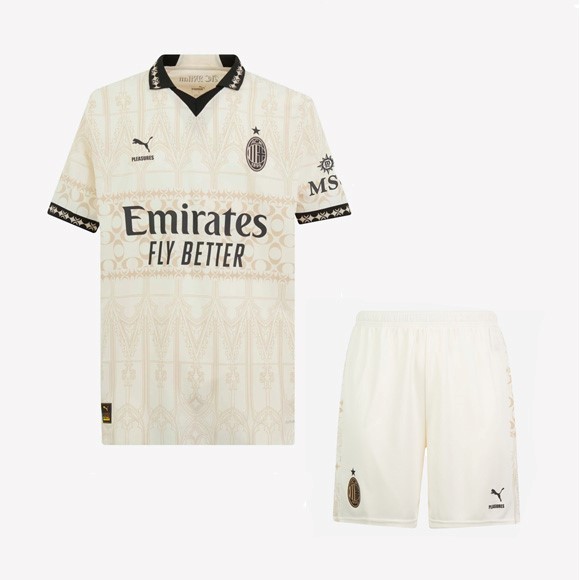 Maglia AC Milan Beige Bambino 23/24